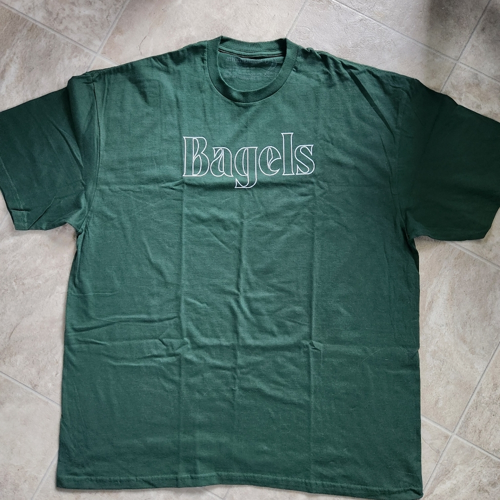 At The Moment Bagel Print Tee - Size 2X